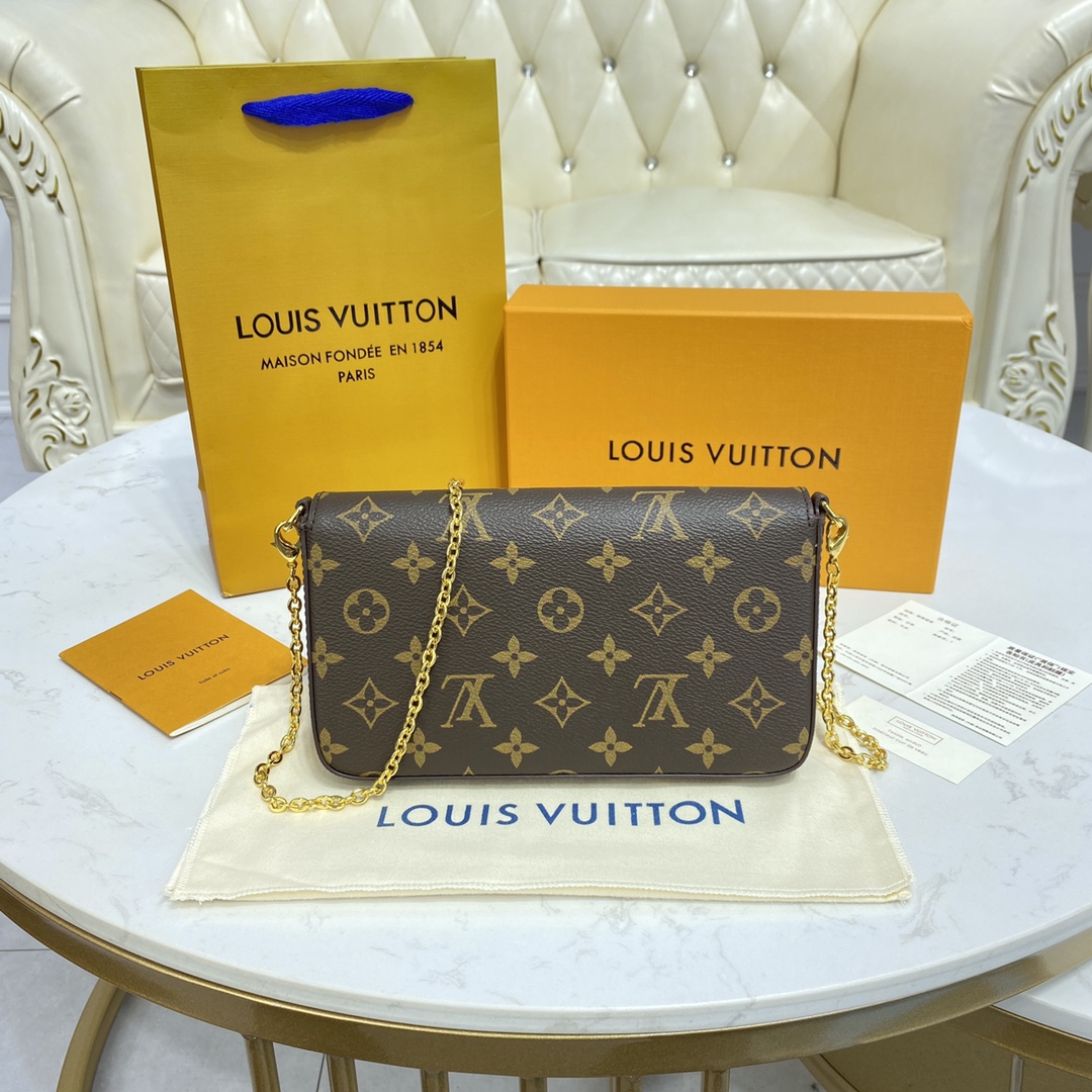 Louis Vuitton FELICIE POCHETTE Handbag Monogram M80859 